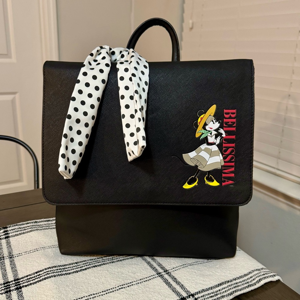 Disney Parks Minnie Mouse Italy “BELLISSIMA” BackPack